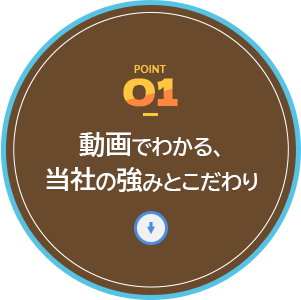 動画でわかる、当社の強みとこだわり